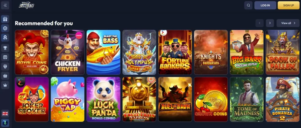 Uitgebreid Aanbod aan Casinospellen