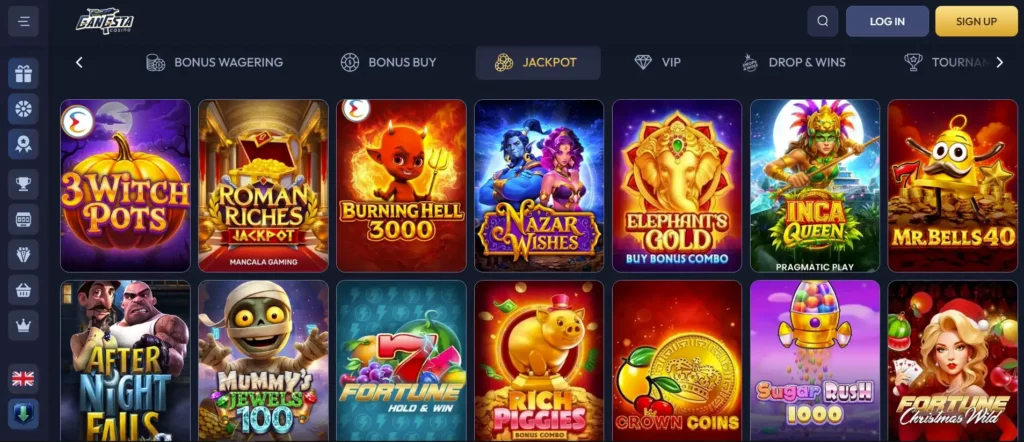 Progressieve Jackpots en Speciale Games